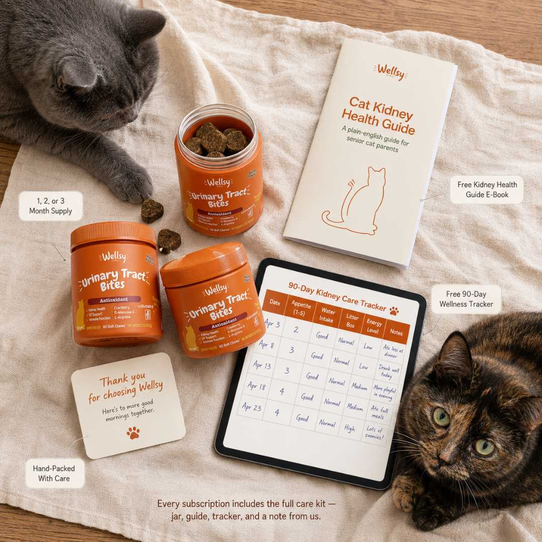 Stop Kidney & Urinary Problems Before They Happen With Wellsy's Kindey & Urinary Support Chews