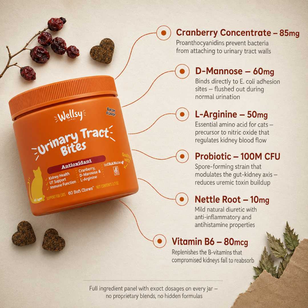Stop Kidney & Urinary Problems Before They Happen With Wellsy's Kindey & Urinary Support Chews